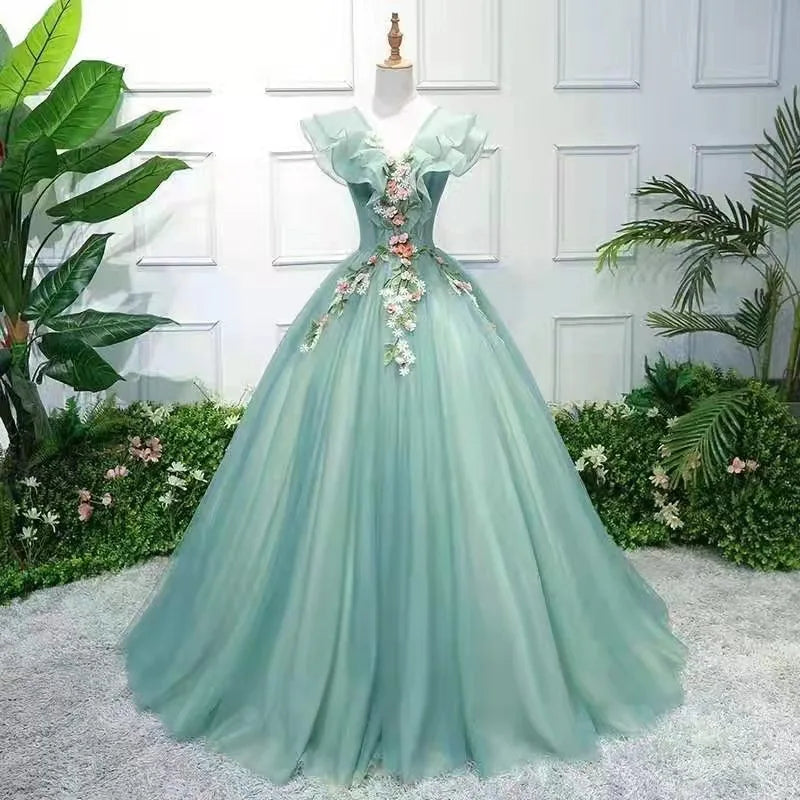 ethereal green dress STYLE 88729