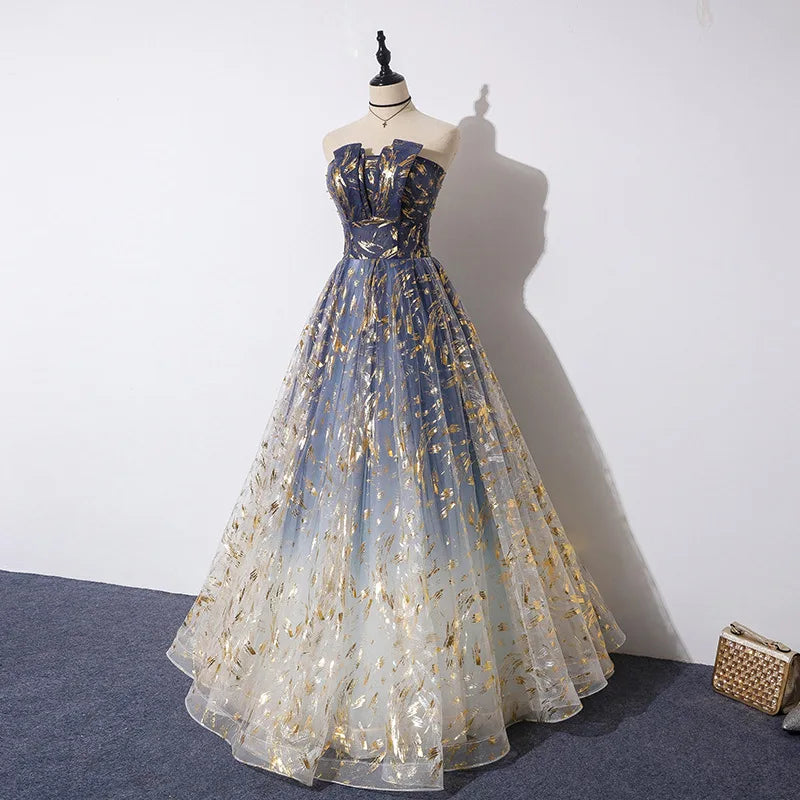 Stunning Sparkling Strapless Gown With Star Accents on Luulla