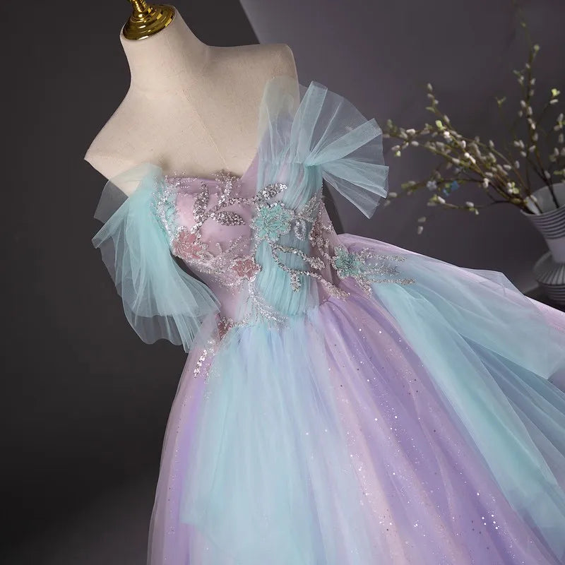 Iridescent Tulle Dress