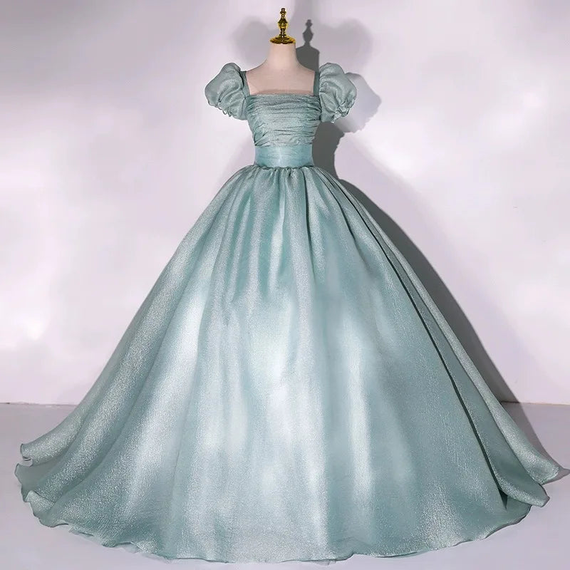 mint green victorian dress Savoy Dress in Victorian Mint XL main image 1