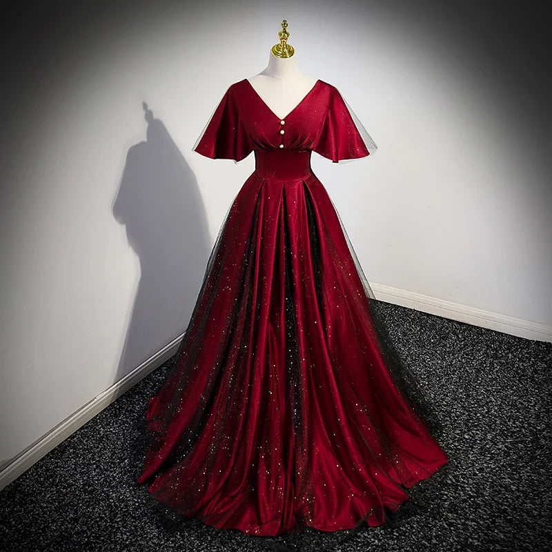 lime green evening dress Devotedness Satin Corset Maxi Dress Deep Red