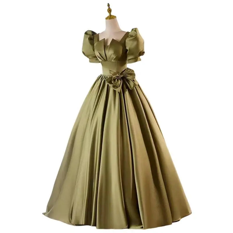 Puff Long Sleeve Gown main image 0