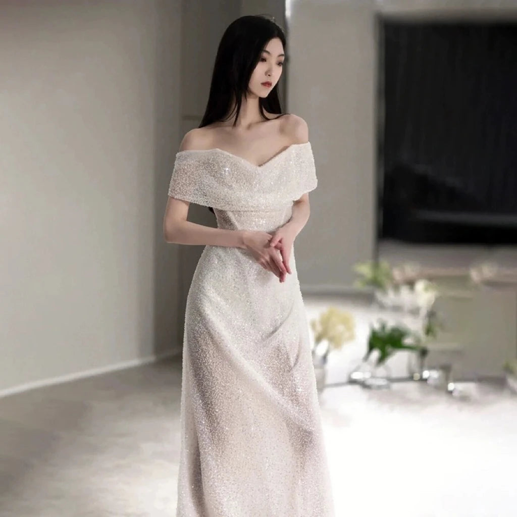 slim fit dress slacks Sequined Tube Top Party Glitter Diamond Short Dress – Emes Shop