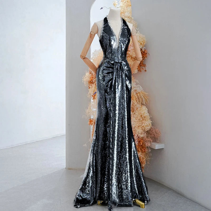 slim fit dress slacks Sequin Bow Dress, 12 main image 1