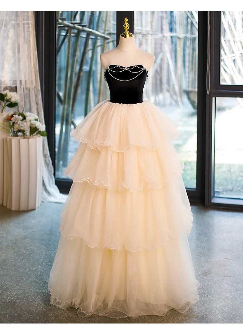 how to make a layered tulle dress Lace-Up Short A-Line Homecoming Dress with Ruffles– PromGirl main image 0