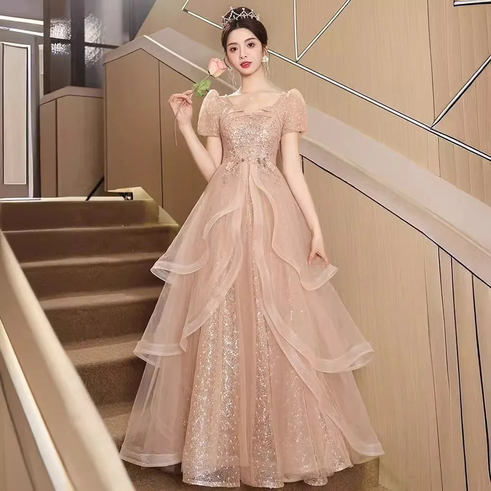 knee length dresses for ladies Sexy Fit-and-Flare Wedding Dress main image 1