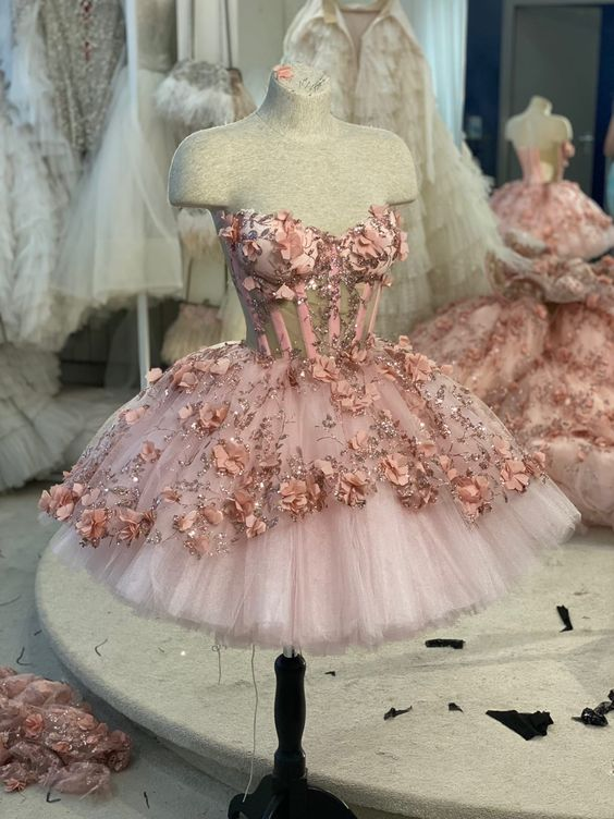 sachin and babi light blue dress Pink or Purple Homecoming Dresses