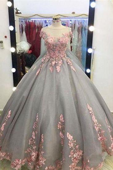 Charming Prom Dress,ball Gown, Prom Dresses,appliques, Lace ,long,evening Dress,formal Evening Dresses,women Dress