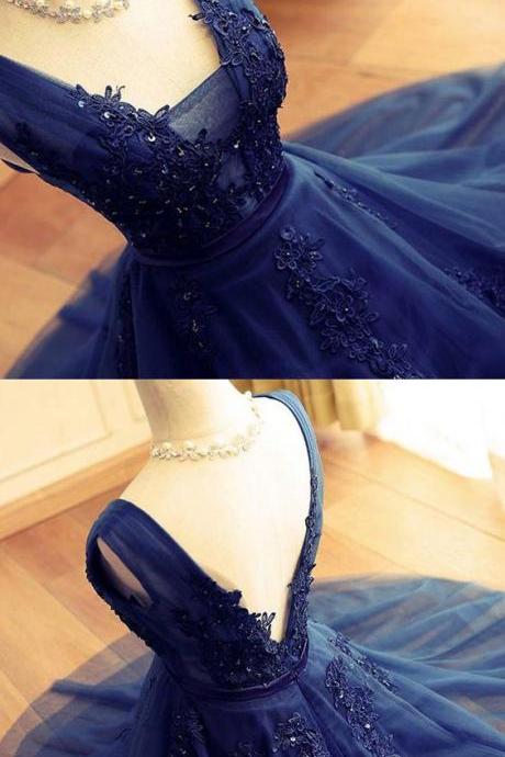 Customized, Sleeveless Dresses ,short ,navy Prom Homecoming Dresses, With Sequin ,backless ,mini Distinct Prom Dresses ,short Dresses, Prom