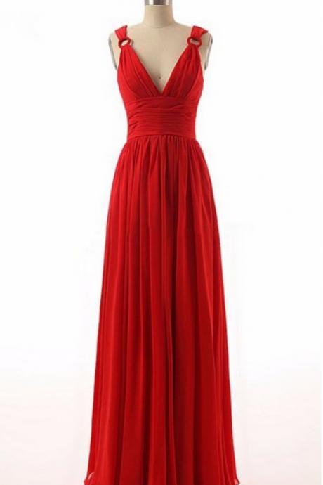 Red Dresses, Straps ,red Dress ,long Sexy Party Dress ,formal Evening Gown,evening Gowns