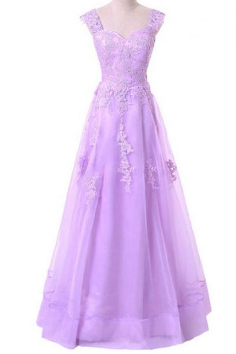 Lavender Wedding Dress Evening Dress, Cape Town Long-sleeved Women's Pajamas Evening Gown Evening Gown