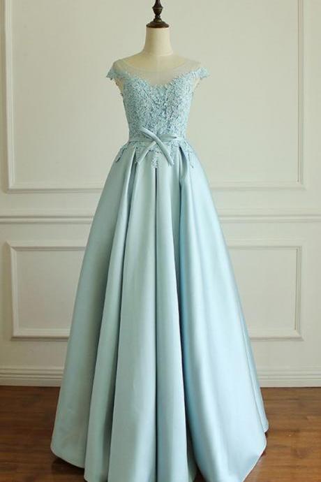 Rose's Long Evening Dress, Woman's Custom Dress, A Formal Evening Gown,lace Applique Prom Dress, Floor Length