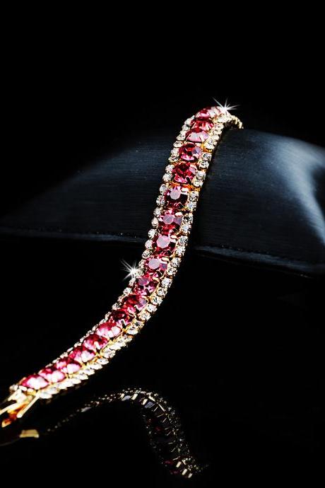 Fashionable, full diamond small Roman ladies bracelet, wholesale 