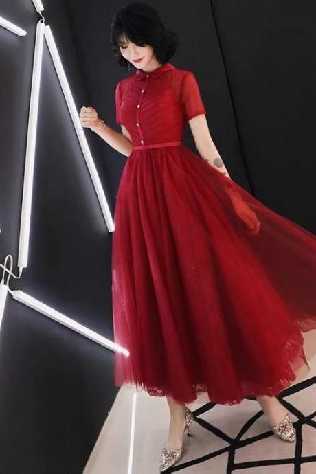 Red Evening Dress, Graduation Dress,summer, Girl Sweet 16 Dress,homecoming Dress,custom Made
