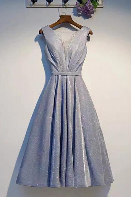 Sleeveless evening dress, new, starry evening dress, socialite party bridesmaid dress,custom made