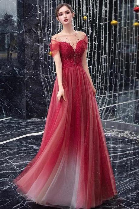 Atmosphere Red Dress, Fairy Prom Dress,custom Made
