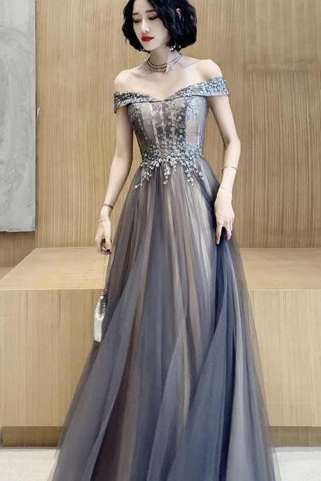 High Quality Evening Dresses, High-class Prom Gowns, Off Shoulder Birthday Party Dresses,custom Made