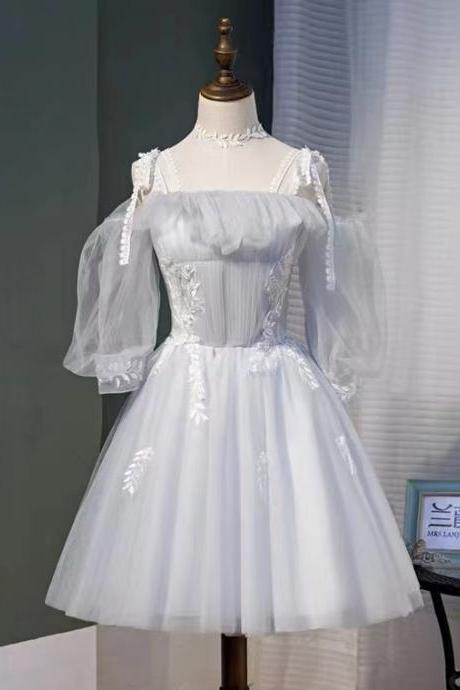 Dream little homecming dress , bowknot fairy sweet princess dress, birthday party dress,Custom Made