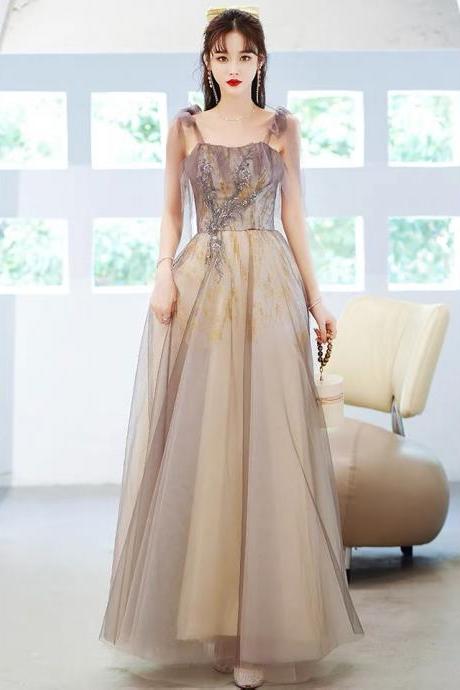 Fairy Evening Dress, Spaghetti Strap Princess Dress,custom Made