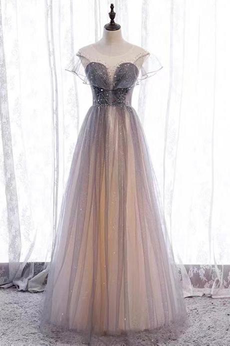 Long Socialite Party Dress, Fairy Prom Dress,custom Made