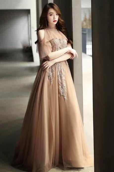 Halter Neck Evening Dress, Long Dream Fairy Dress, Temperament Dress, Manufacturers Wholesale,custom Made