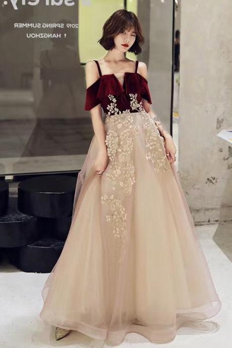 Red Modern Dress, Temperamental Prom Dress, Simple Atmosphere Party Dress ,custom Made
