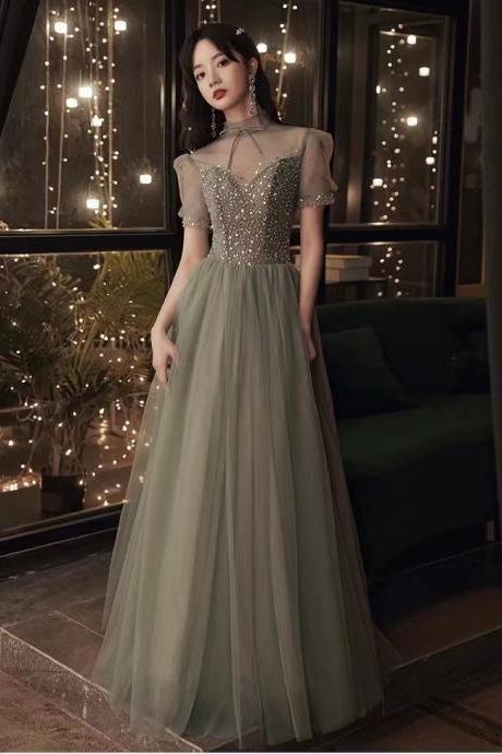 Sweet evening dress, fairy party dress, fresh bridesmaid dress,custom made