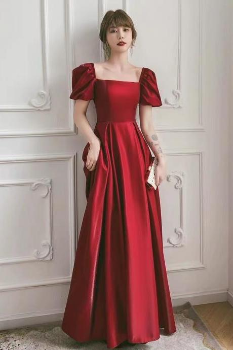 Off Shoulder Prom Dresses, Red Party Dresses,princess Evening Dress,custom Made
