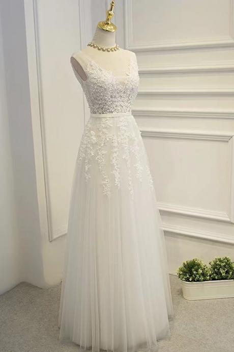 Stylish Evening Dress, Slim Party Dress, V-neck Elegant Dress, White Bridesmaid Dress,custom Made