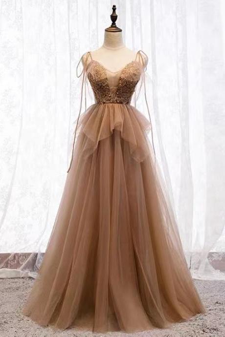 Spaghetti Strap Prom Dress,cute Party Dress, Fairy Graduation Dress,custom Made