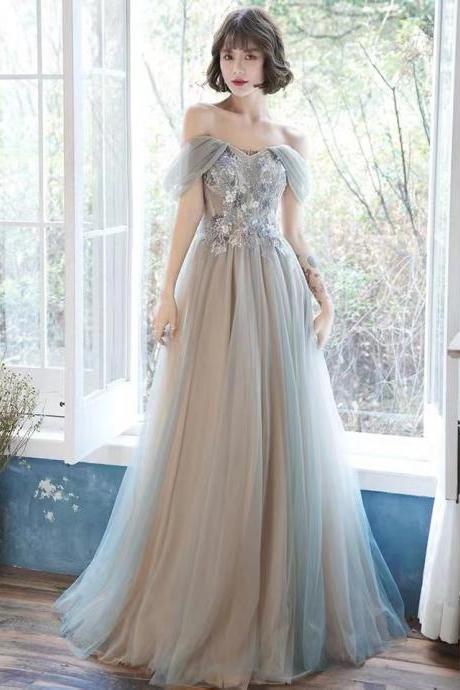 Fairy Prom Dress, Off-shoulder Party Dress,custom Made