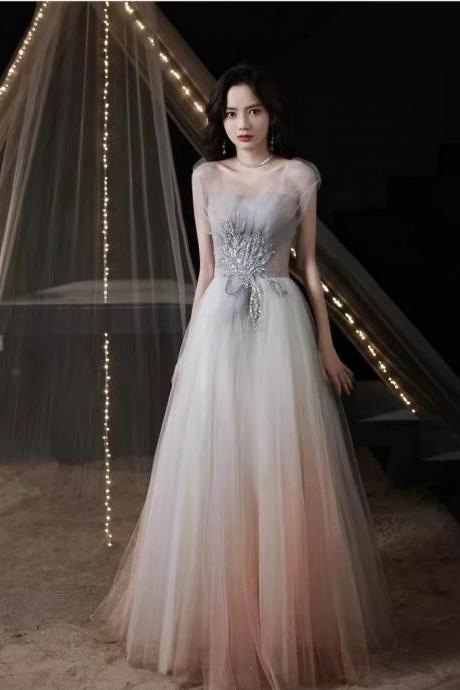 Elegant Prom Dress, Long Strapless Evening Dress,dream Party Dress,custom Made