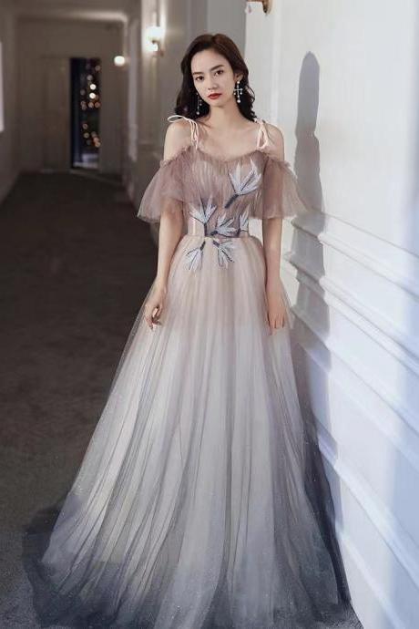 Sexy Party Dress, Sexy Fairy Applique Dress,noble Prom Dress,custom Made