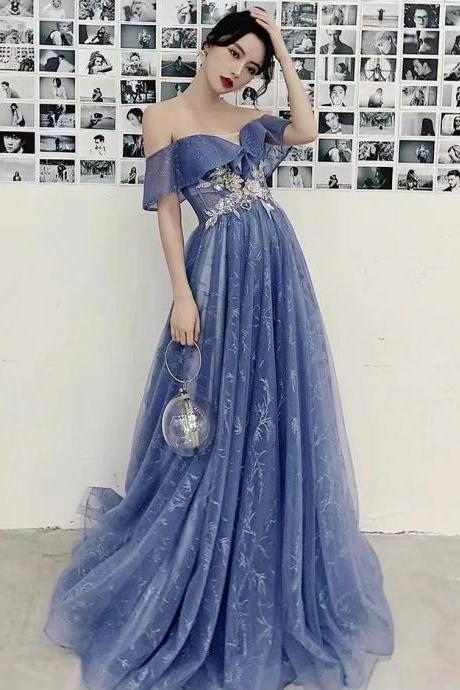 Fairy Dream Dress, Super Fairy Student 18 Gown, Fashionable Blue Dress,custom Made