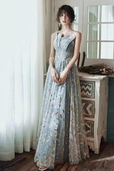 Long Strapless Dress, Elegant Dress,temperament Sexy Prom Dress,custom Made