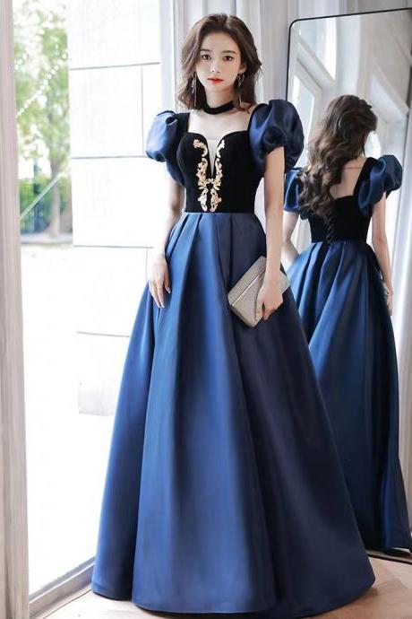Royal Blue Prom Dress,off Shoulder Evening Dress,elegant Party Dress,custom Made