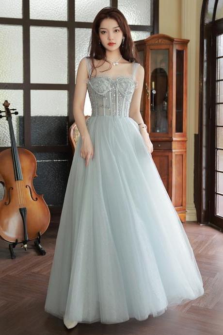 Blue Evening Dress, Fairy Prom Dress,off Shoulder Party Dress,custom Made
