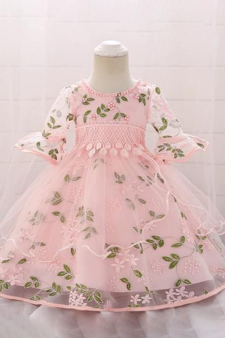 Baby Girl Fairy Birthday Princess Dress, Girl Dress, Children's Dress
