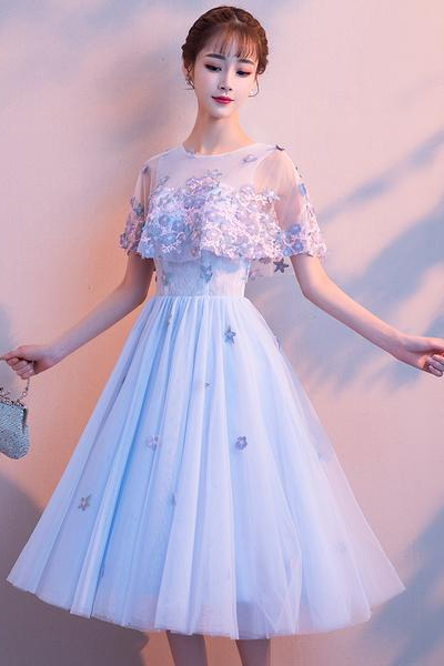 Fairy Party Dress,light Purple Prom Dress,cute Homcoming Dress