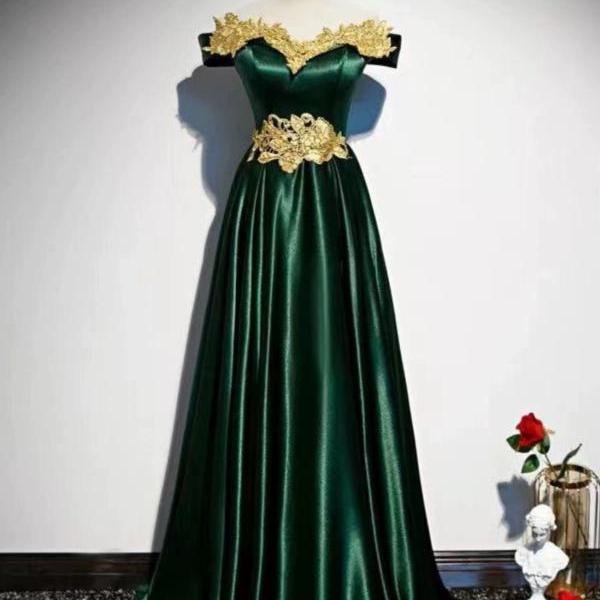 Fairy Red Prom Dress Off-shoulder Sheath Long Evening Dress Satin Wedding Guest Dress DP05432