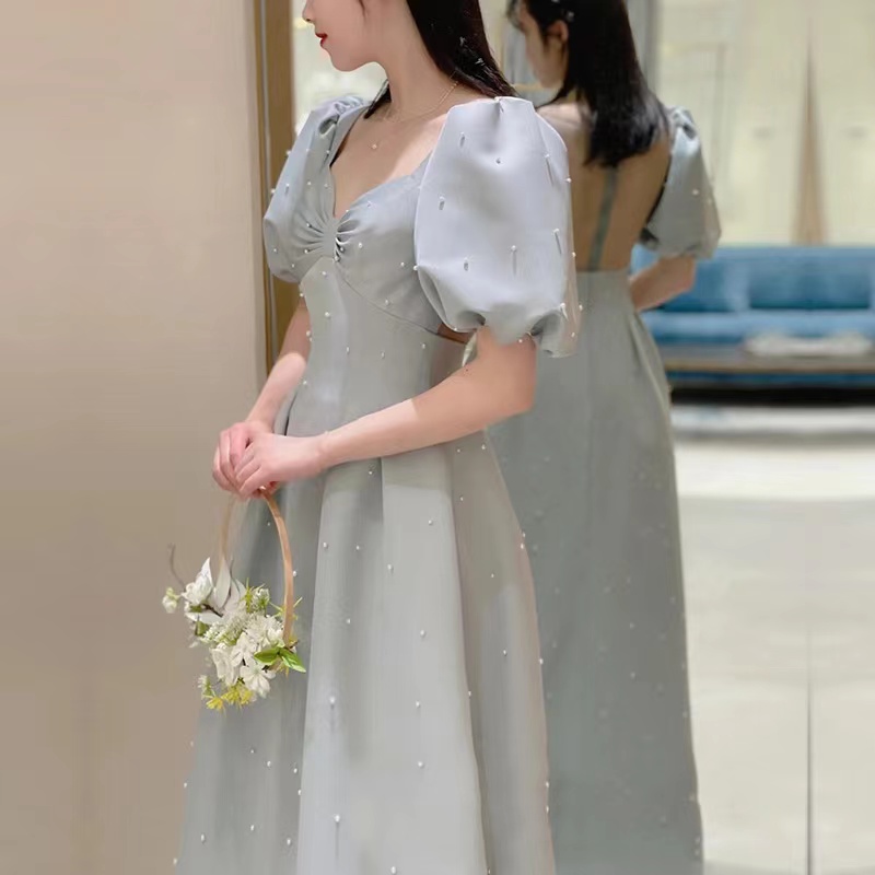 burgundy wedding guest dresses Roycebridal Sexy Floor Length Bridesmai Umgee Denim Dress With Color:Off White Spring Shop