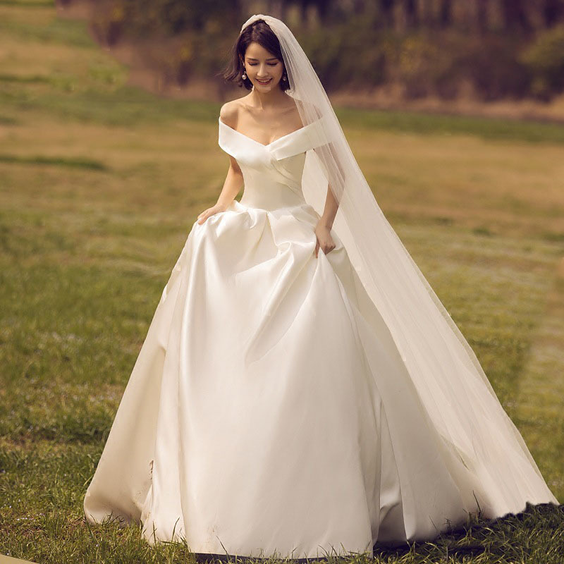 Off Shoulder Bridal Dress,white Wedding Dress,fairy Bridal Dress ...