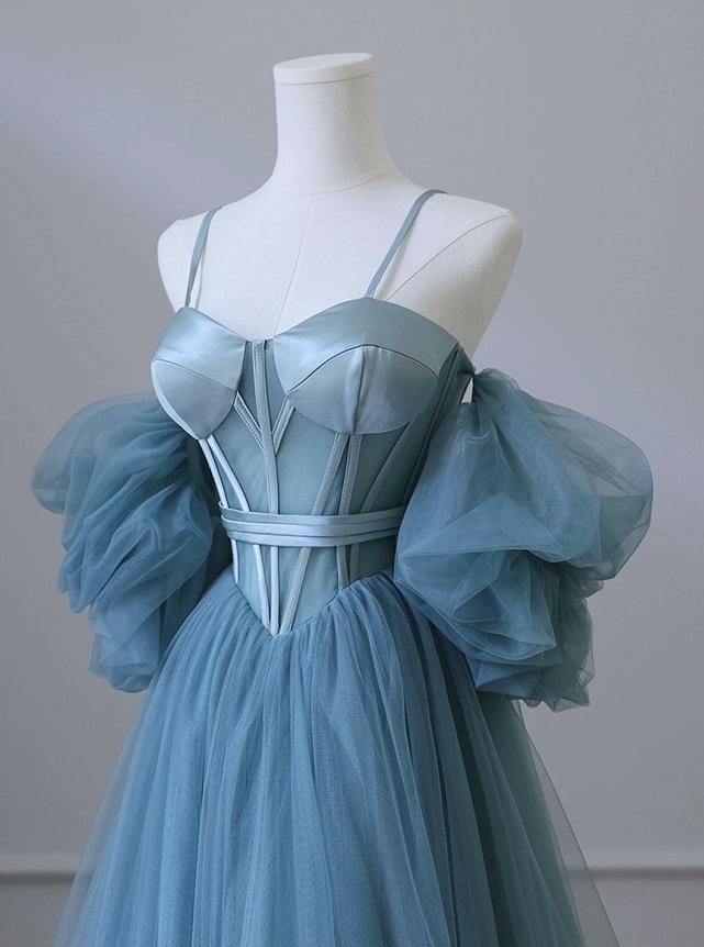 Embroidered Corset Tiered Shimmer Tulle Ballgown
