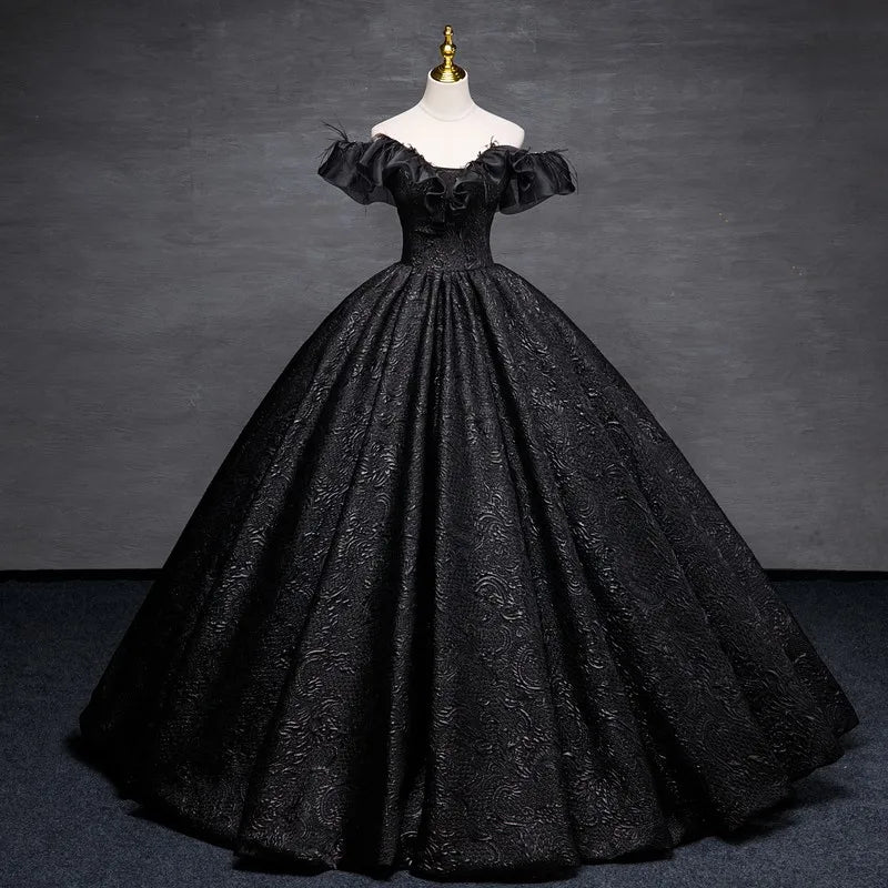Black Ball Gown Style Dress