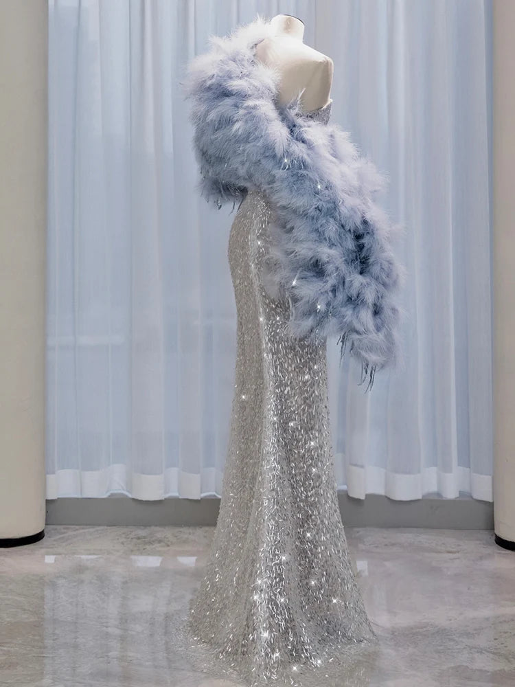 Sequin Paillettes Gown main image 1